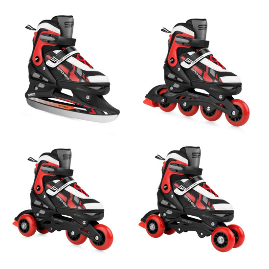 Spokey Feat Πατίνια παγοπέδιλα rollers 4in1 Νο.31-34 Spokey Feat Πατίνια παγοπέδιλα rollers 4in1 Νο.31-34